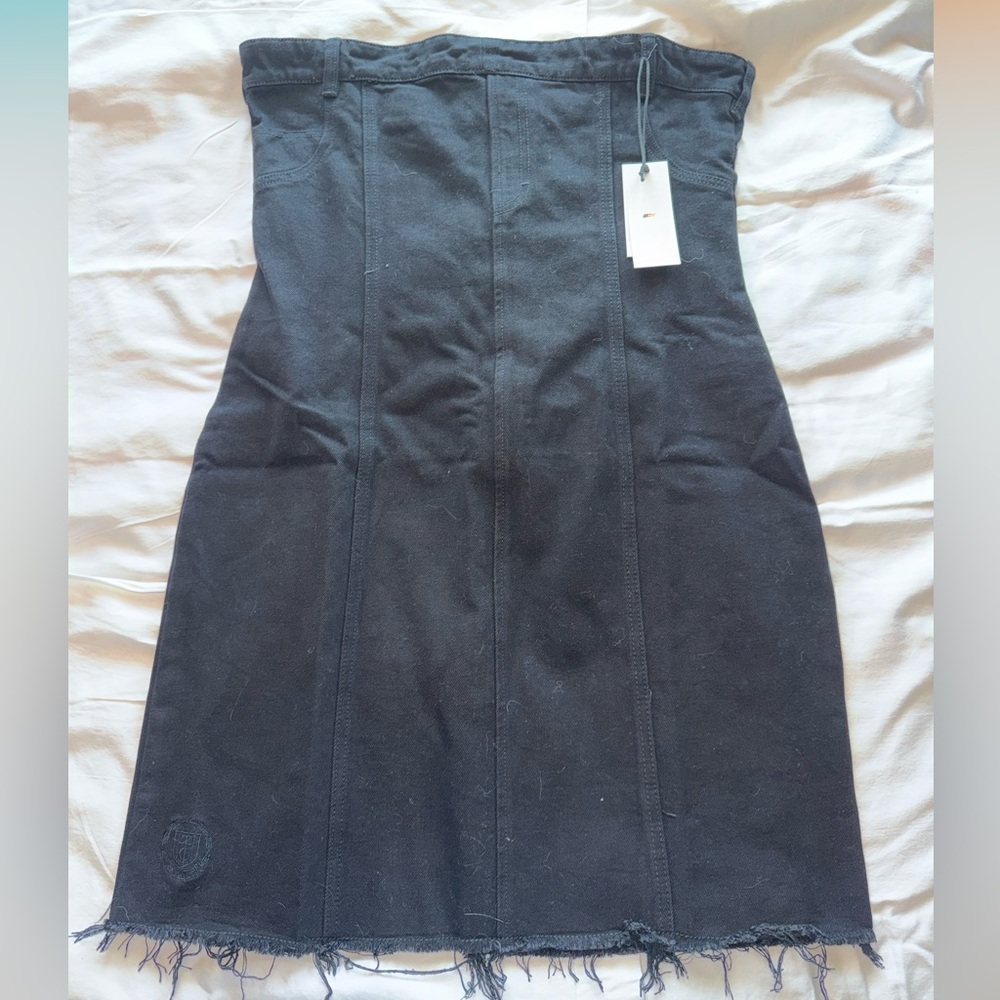 Nordstrom Black Denim Dress